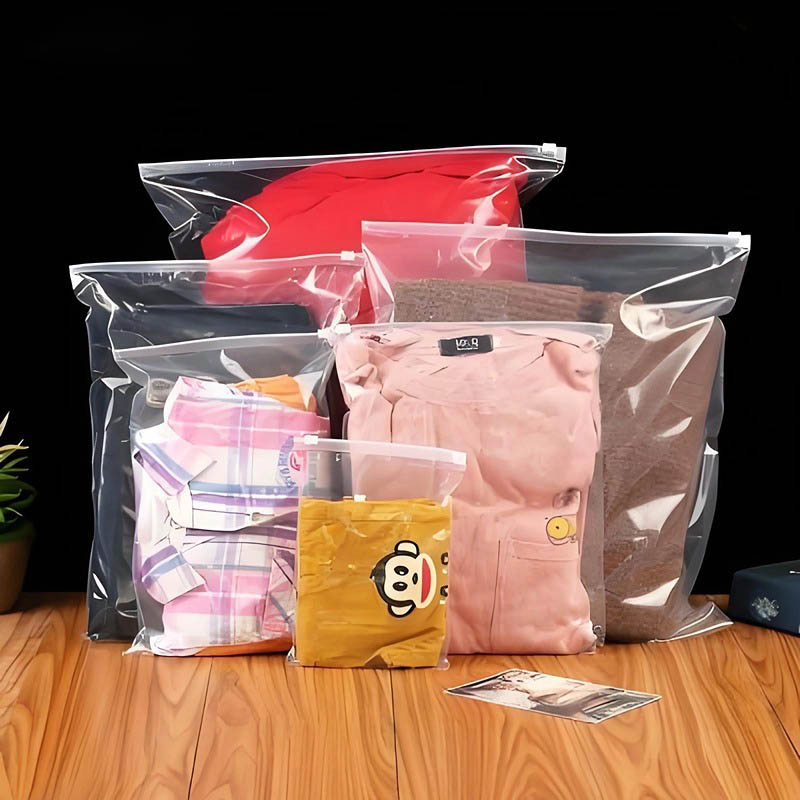 Transparent zipper bag